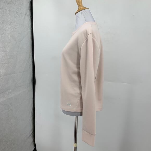 Under Armour Shirt Womens M Medium Lt Pink Loose Unstoppable Move Light Radial - Picture 4 of 13
